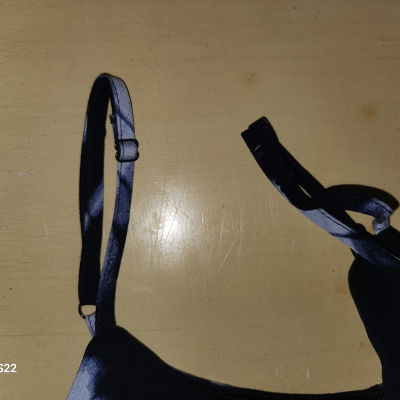 VENUS Navy and White Tie-Dye Mini Dress - Picture 4 of 5